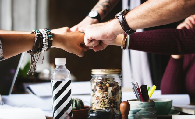 crowded office communications